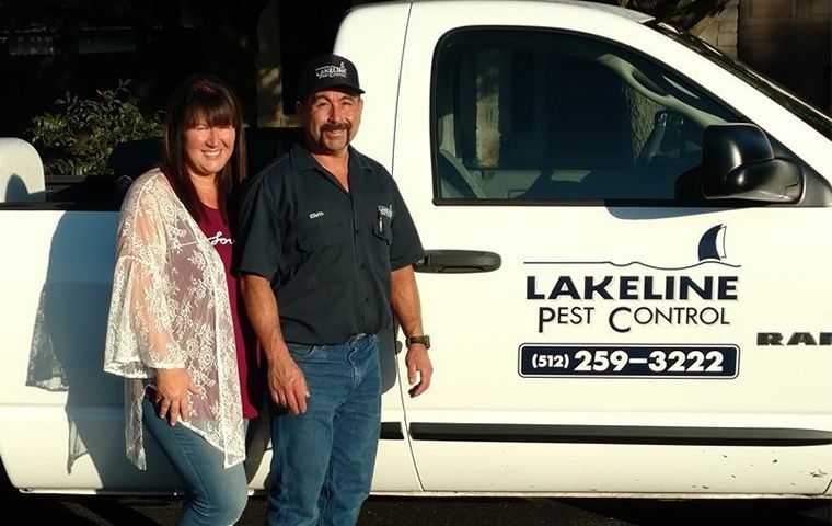 lakeline pest control owner and wife